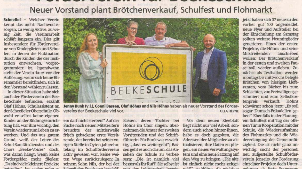 Förderverein gibt positiven Ausblick