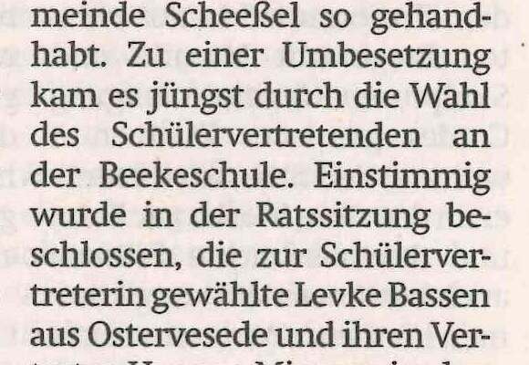 Stimmen der BeekeSchule