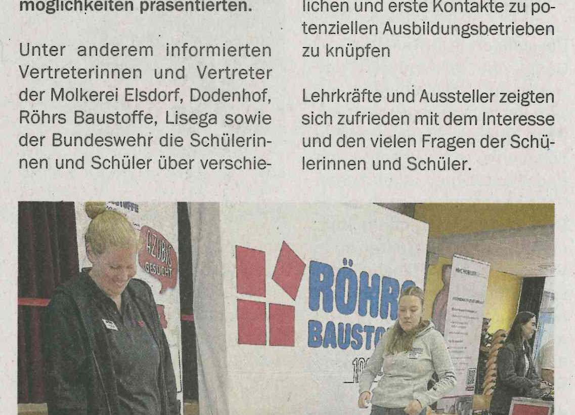 Berufsmesse an der BeekeSchule