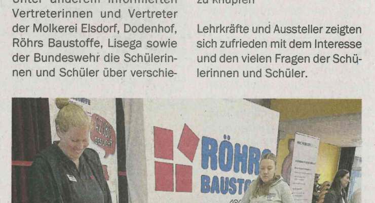 Berufsmesse an der BeekeSchule