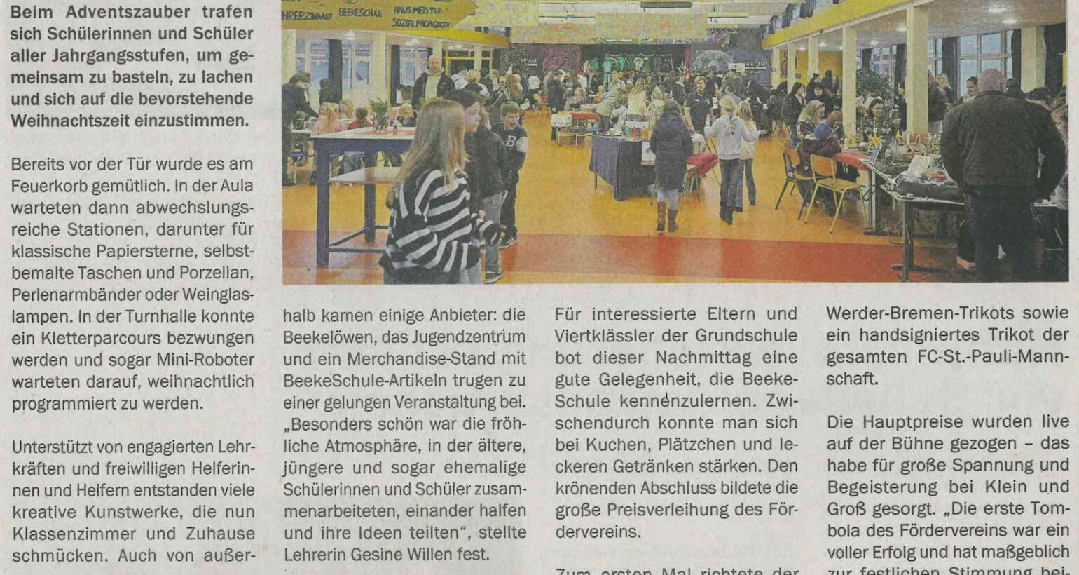 Vorweihnachtliche Stimmung und Kreativität