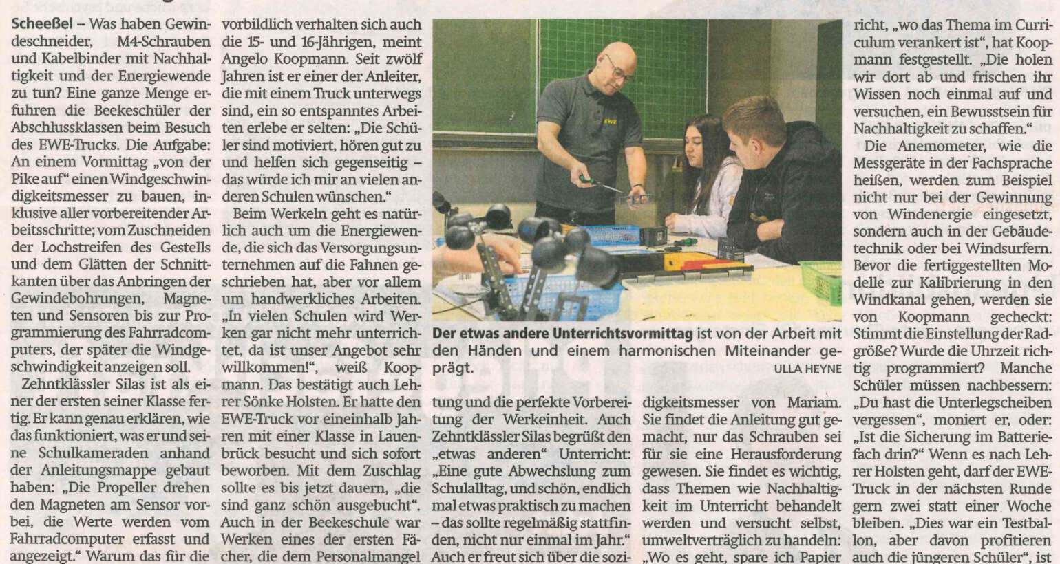 EWE an der BeekeSchule